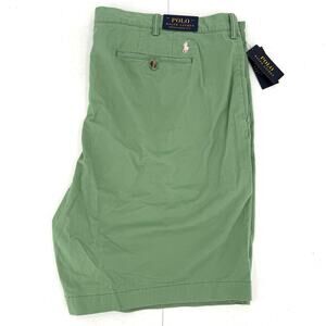 NWT Polo Ralph Lauren Stretch Classic Fit 9" Chino Shorts, Green, Big & Tall 50B